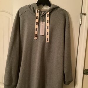 Gray L UGG W Lucille Hoodie Dress
